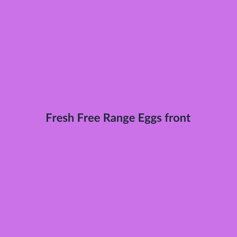 Free Range Eggs Pack of 30