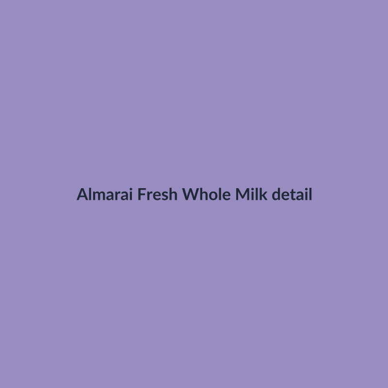 Fresh Whole Milk 1 L