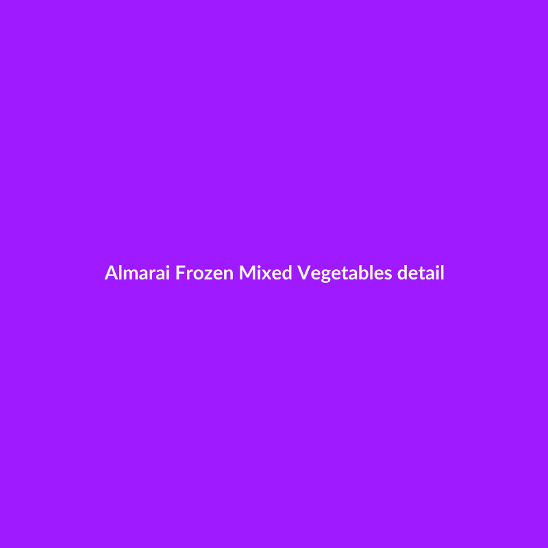 Frozen Mixed Vegetables 900 g