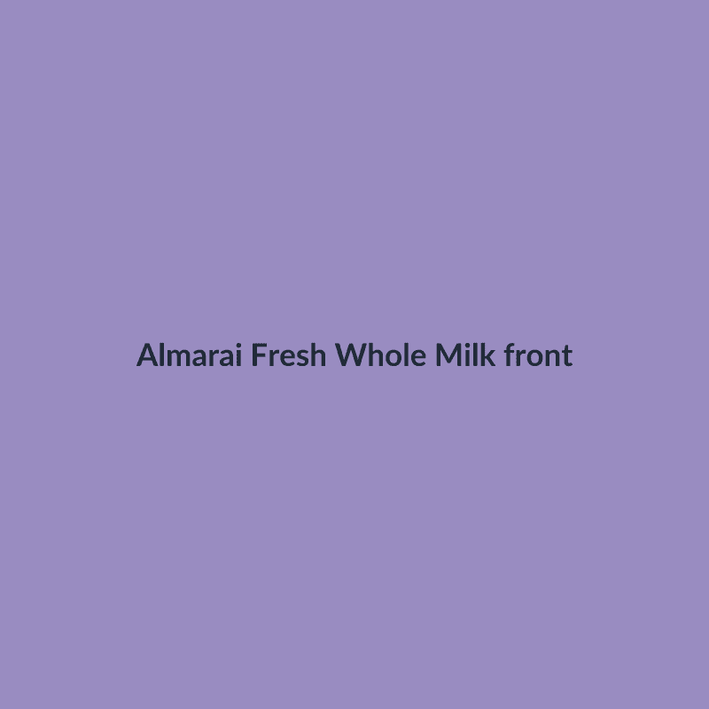 Fresh Whole Milk 1 L