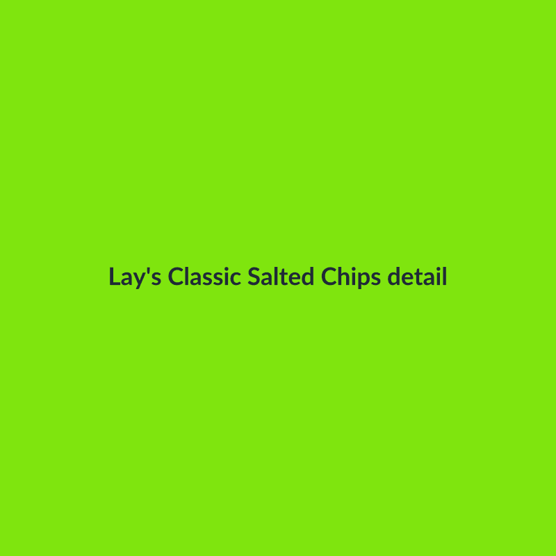 Classic Salted Chips 70 g