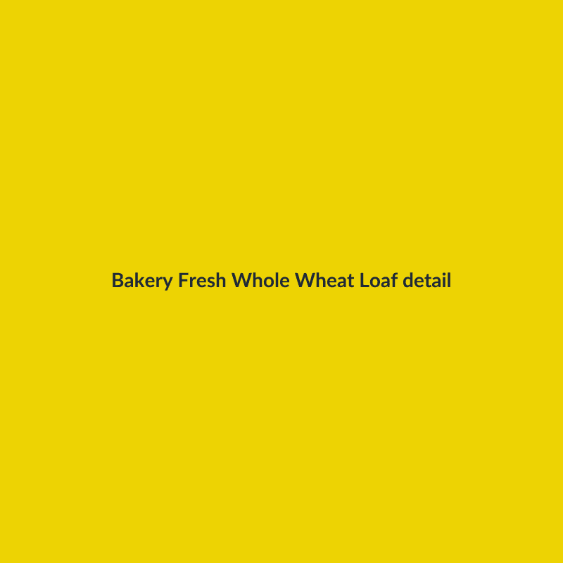 Whole Wheat Loaf 600 g