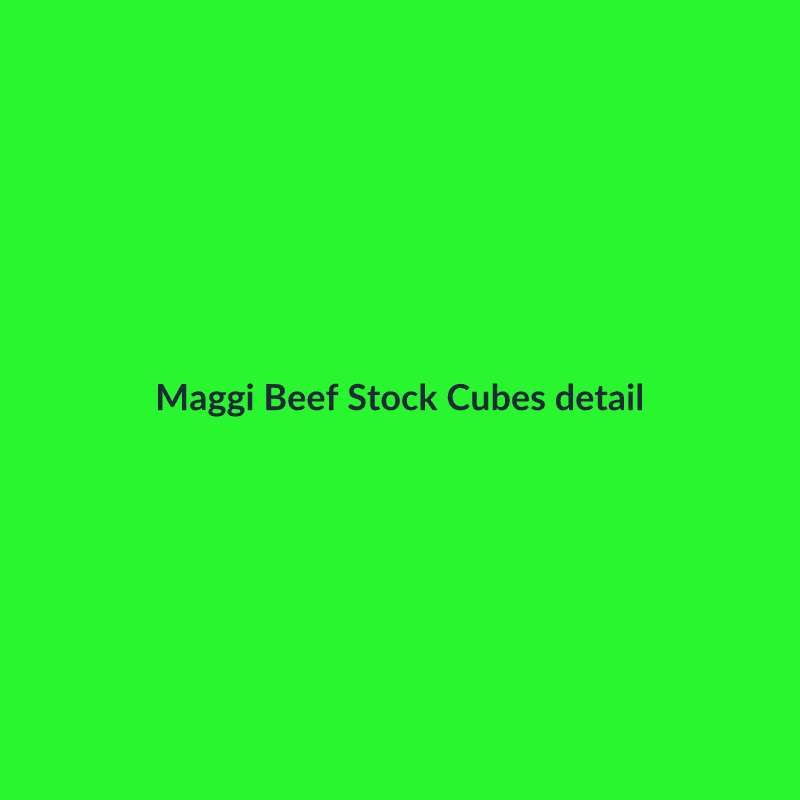 Beef Stock Cubes Pack of 24
