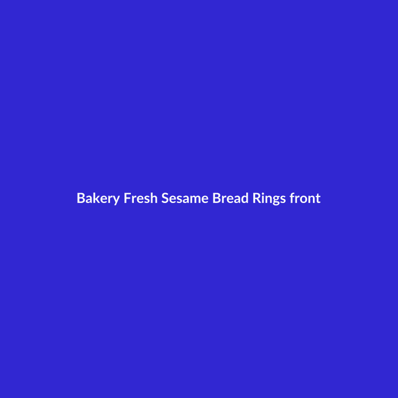 Sesame Bread Rings Pack of 6